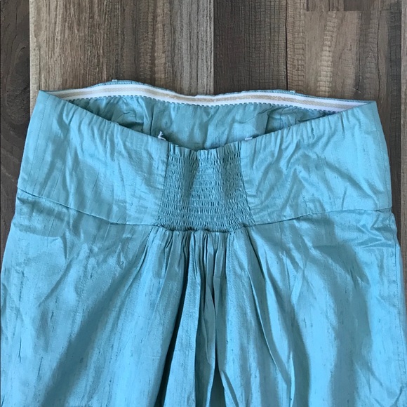 NWT silk, mint, strapless dress w beading, medium - Picture 6 of 6